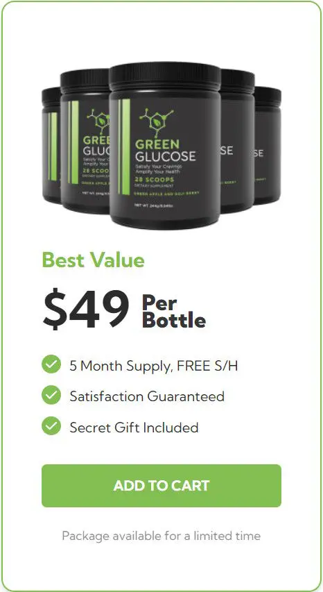 Green-Glucose-5-jars-price-just $49 Only!